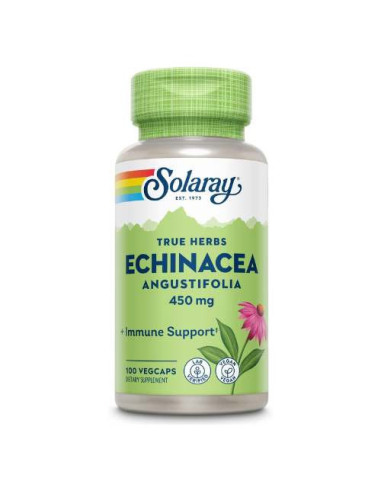 Solaray Echinacea 450mg, 100 Cápsulas: Refuerzo del Sistema Inmunológico