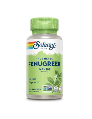 Solaray Fenogreco 620mg, 100 Cápsulas: Apoyo Digestivo y Metabólico
