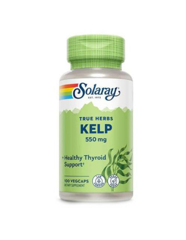 Solaray Kelp 150mcg, 100 Cápsulas: Fuente Natural de Yodo