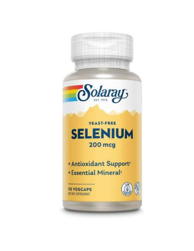 Solaray Selenio 200mcg, 100 Cápsulas: Antioxidante y Refuerzo Inmunológico