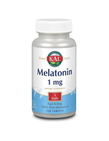 Kal Melatonina 1mg, 120 Comprimidos: Regulación del Sueño