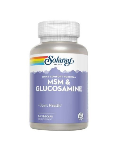 Solaray Glucosamina MSM: Salud Articular y Cartílagos Solaray Glucosamina MSM: Salud Articular y Cartílagos