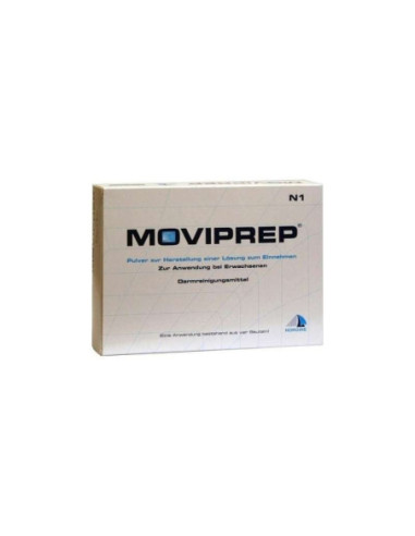 Moviprep polvo solución oral, limpieza intestinal adultos