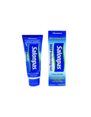 salonpas gel analgésico tópico dolor articular muscular