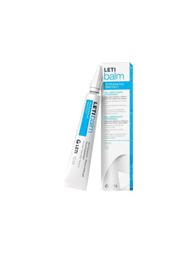 Letibalm gel intranasal hidratación sequedad nasal Letibalm gel intranasal hidratación sequedad nasal