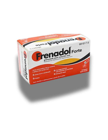 Frenadol forte 10 sobres tratamiento gripe adultos