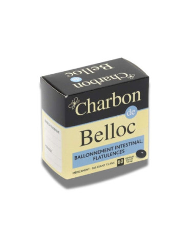Belloc charbon 60 cápsulas alivio gases