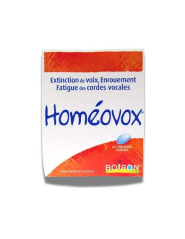 Boiron Homeovox 60 comprimidos fatiga vocal y afonía