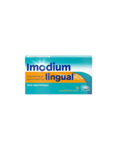 Imodium Lingual 2mg 12 comprimidos alivio diarrea
