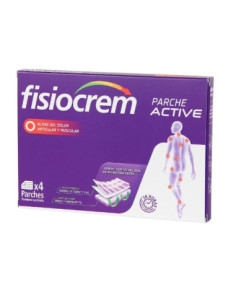 Fisiocrem parches: Alivio del dolor muscular y articular, 4 unidades.