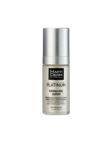 Marti Derm Platinum Krono-Age Serum 30: Sérum antienvejecimiento avanzado Marti Derm Platinum Krono-Age Serum 30: Sérum antienvejecimiento avanzado