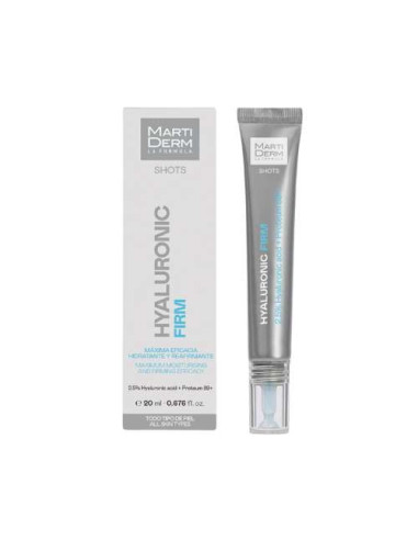 Marti Derm Shots Hyaluronic Firm 20: Sérum reafirmante con ácido hialurónico Marti Derm Shots Hyaluronic Firm 20: Sérum reafirmante con ácido hialurónico