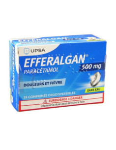EfferalganMed 500 mg 16 comprimidos orodispersables: Analgésico para aliviar el dolor y fiebre.