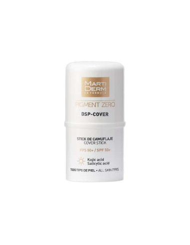 Marti Derm DSP-Cover Stick SPF 50+ Pigment Zero 4: Corrector despigmentante con protección solar Marti Derm DSP-Cover Stick SPF 50+ Pigment Zero 4: Corrector despigmentante con protección solar