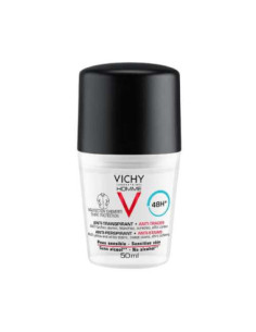 Vichy Homme Antitranspirante Roll-On 48H 50ml: Control eficaz del sudor por 48 horas