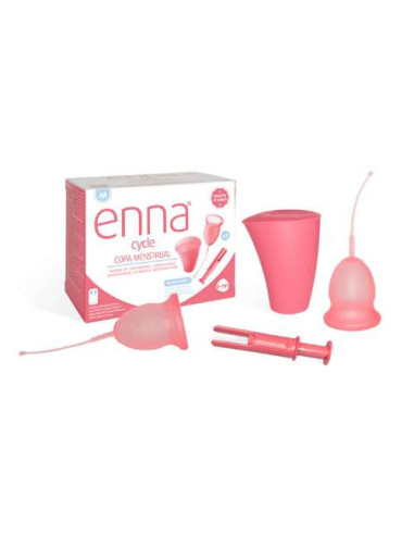 Enna Cycle Talla "S" Con Aplicador: Copa Menstrual Talla S con Aplicador Incluido