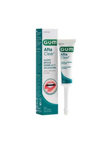 Gum Afta Clear Gel 10ml + Muestra Kids: Gel para Alivio Rápido de Aftas y Muestra Infantil Gum Afta Clear Gel 10ml + Muestra Kids: Gel para Alivio Rápido de Aftas y Muestra Infantil