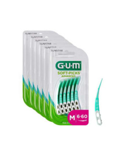 Gum Inter-Dental Soft-Picks Advanced Medium: Palillos Interdentales Medianos de Uso Suave
