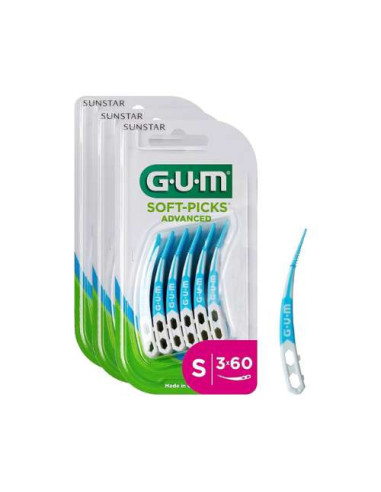 Gum Inter-Dental Soft-Picks Advanced Small: Palillos Interdentales Pequeños de Uso Suave Gum Inter-Dental Soft-Picks Advanced Small: Palillos Interdentales Pequeños de Uso Suave