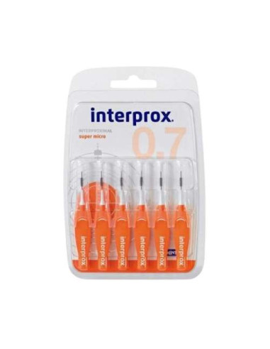 Interprox Super Micro 6 Unidades: Cepillos Interdentales Supermicro para Limpieza Detallada Interprox Super Micro 6 Unidades: Cepillos Interdentales Supermicro para Limpieza Detallada