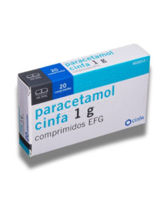 Comprar Paracetamol Cinfa 1g 20 tabletas Online