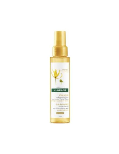 Klorane Aceite de Ylang 100ml: Aceite Nutritivo y Revitalizante para la Piel y el Cabello