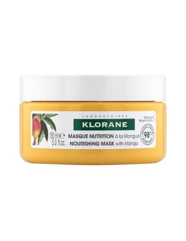 Klorane Mascarilla de Mango 100ml: Mascarilla Hidratante y Reparadora para Cabello Seco