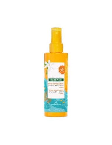Klorane Polysianes Spray Sublime SPF50 200ml: Spray Solar de Alta Protección con Hidratación y Luminosidad Klorane Polysianes Spray Sublime SPF50 200ml: Spray Solar de Alta Protección con Hidratación y Luminosidad