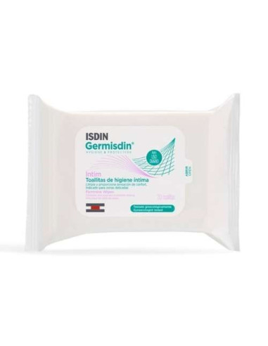 Isdin Germisdin Toallitas Íntimas x20: Limpieza práctica y suave para la zona íntima. Isdin Germisdin Toallitas Íntimas x20: Limpieza práctica y suave para la zona íntima.